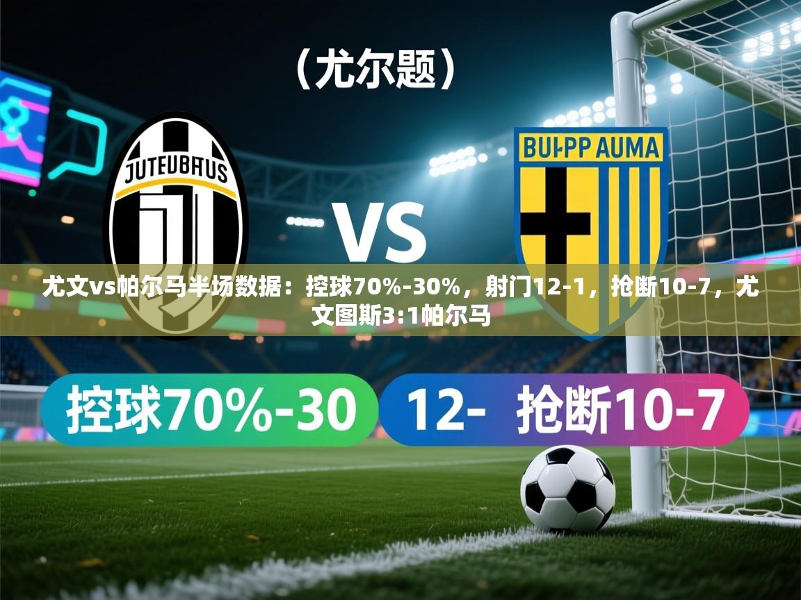 蓝鲸体育足球直播-尤文vs帕尔马半场数据：控球70%-30%，射门12-1，抢断10-7，尤文图斯3:1帕尔马  第3张