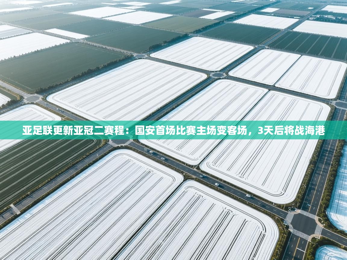 蓝鲸体育app官方入口-亚足联更新亚冠二赛程：国安首场比赛主场变客场，3天后将战海港  第3张